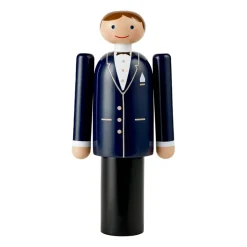 Kay Bojesen -sulhanen, Sininen-musta-valkoinen, 18 cm