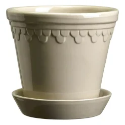 Københavner ruukku lasitettu Ø21 cm, Sand Stone