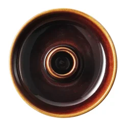 Kirnu kynttilänjalka Ø11x3,5 cm, Ruskea