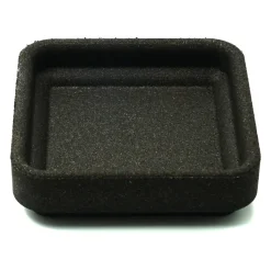 Korkki kulho neljälle kynttilänjalalle 16 x 16 cm, Musta