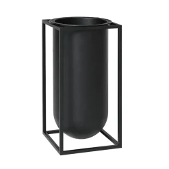 Kubus maljakko Lolo, musta