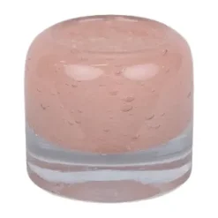 Leah kynttilälyhty Ø7,5 cm, Vaaleanpunainen