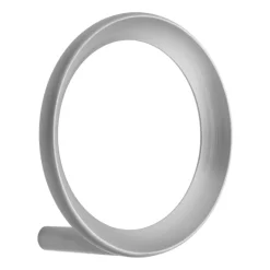 Loop koukku medium Ø 7,8 cm, Brushed Zinc