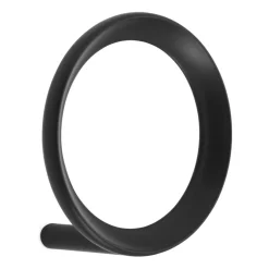 Loop koukku medium Ø 7,8 cm, Black