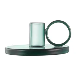 Loop kynttilänjalka Ø11 cm, Sorsanvihreä
