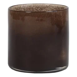 Lyric kynttilälyhty XS, Tummanruskea