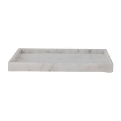 Majsa koristetarjotin 35x35 cm, White marble