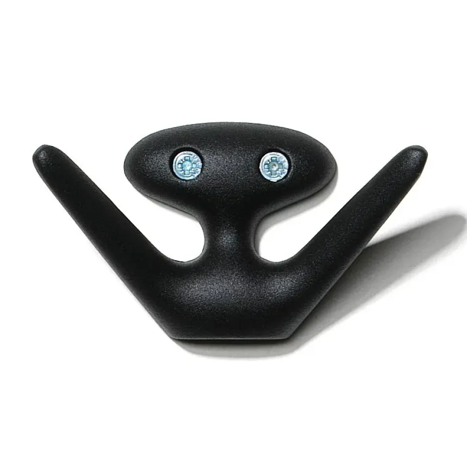 Mama seinäkoukku, musta karkea