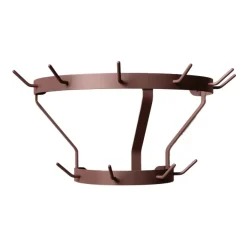 Marcel vaateripustin seinään asennettava, Wine red