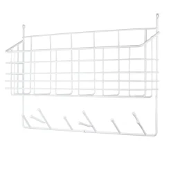 Mitten hylly, valkoinen