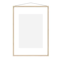 Moebe saarnikehys A2 44,8 x 61,5 cm, Transparent, Wood, Black