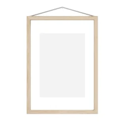 Moebe saarnikehys A4 23,2 x 31,7 cm, Transparent, Wood, Black