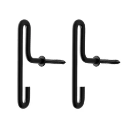 Moebe seinäkoukku small 2-pakkaus, Musta