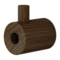 Moebe wooden wall hook -koukku, Poltettu tammi