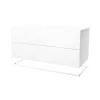 Molto 840 -laatikkomoduuli, Valkoinen, sis. valkoinen metallirunko