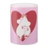 Moomin LED-pöytäkynttilä 10 cm, Sydän