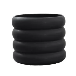 Mud ruukku, musta, Keskikoko, Ø 14 cm