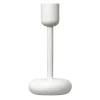 Nappula kynttilänjalka valkoinen, iso 183 mm