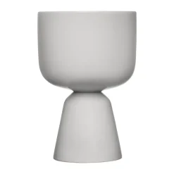 Nappula ruukku Ø15,5 cm k23 cm, Vaaleanharmaa