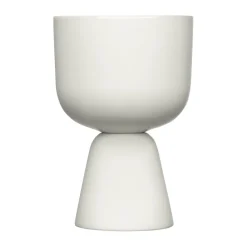 Nappula ruukku Ø12,5 cm k19 cm, Valkoinen