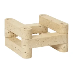 Newel modul kynttilänjalka 6 osaa, Travertiini