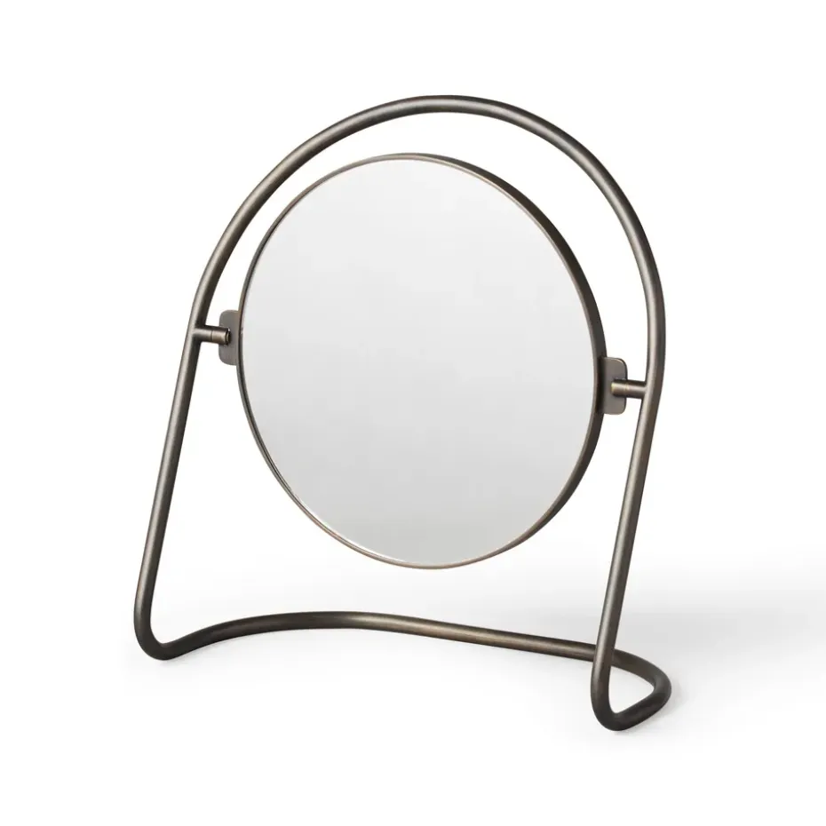 Nimbus pöytäpeili 25 cm, Pronssattu messinki