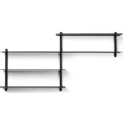 Nivo hylly B, Mustaksi petsattu saarni-musta