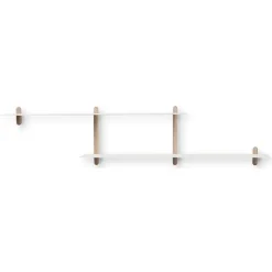 Nivo hylly H, Vaalea tammi-valkoinen