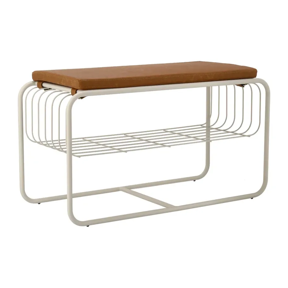 Nod penkki/kenkähylly 80x36c42 cm, Beige