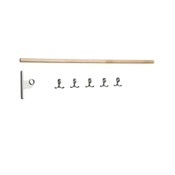 Nostalgi jatkettava naulakko, Koivu, alumiinirunko