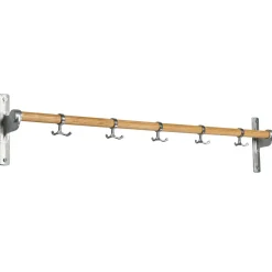 Nostalgi koukkutanko 100 cm, tammi, alumiini