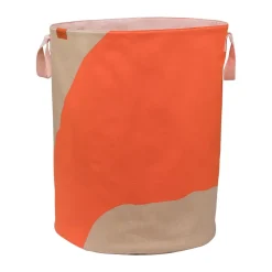 Nova Arte pyykkikori 40x40x50 cm, Latte-orange