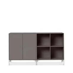 Pair sivupöytä, Coffee 35, kromijalat