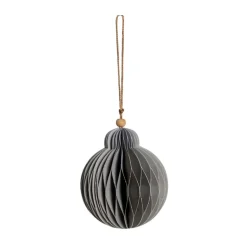 Paline koriste-riipus Ø10 cm, Vaaleanharmaa-silver