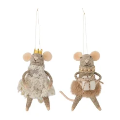 Peo joulukuusenkoriste villa 2 osaa, Ruskea