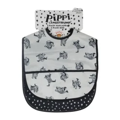 Peppi Cirkusruokalappu 2-pack, Multi