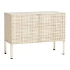 Perforated Cabinet kaappi small, Eggshell