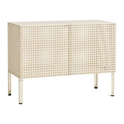 Perforated Cabinet kaappi small, Eggshell