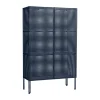 Perforated Cabinet kaappi large, Steel blue