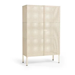 Perforated Cabinet kaappi large, Eggshell