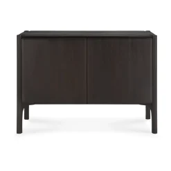 PI Sideboard, Teak dark brown, 2 ovea