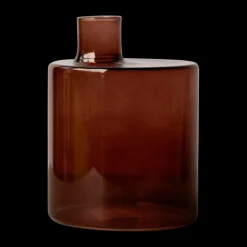 Pipe maljakko 14 cm, Dark red