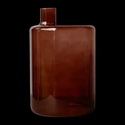 Pipe maljakko 21 cm, Dark red