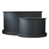 Plant bowl -ruukku 2-pakkaus, Black