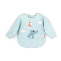 Playground-ruokalappu hihalla, Sininen