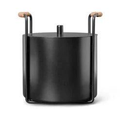 Port sytytys- ja tuhka-ämpäri, Black