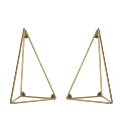 Pythagoras hyllynkannatin, 2 kpl, messinki