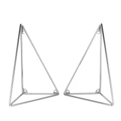 Pythagoras hyllynkannatin, 2 kpl, kromi