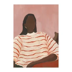 Red Stripes -juliste, 30 x 40 cm