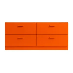 Relief sokkeli 123 cm, Orange